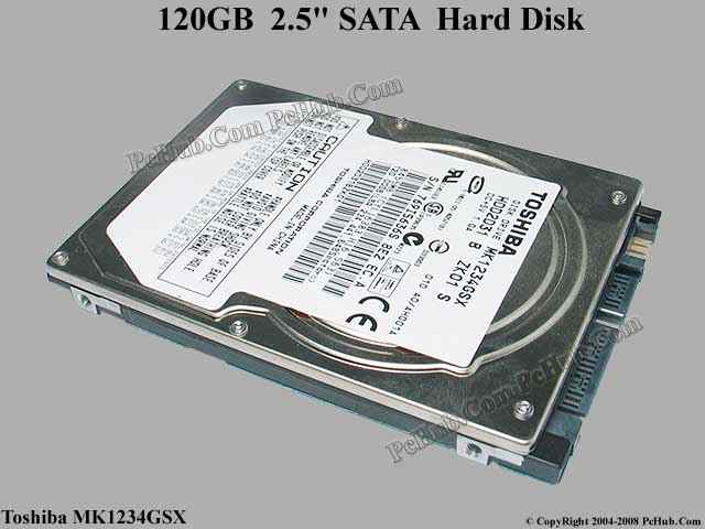 Toshiba 120 GB SATA 5400 RPM 8MB Cache Notebook HDD?