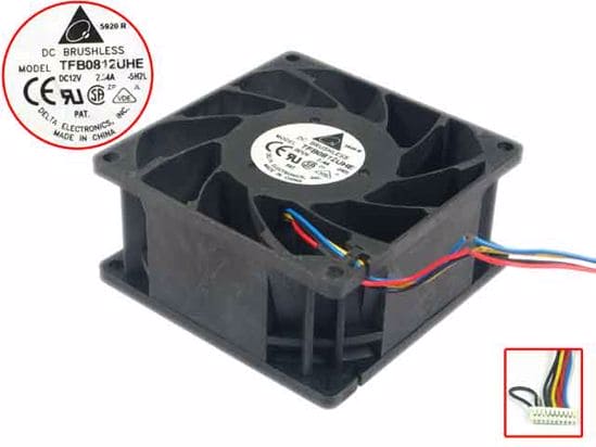 Delta Electronics TFB0812UHE Server - Square Fan