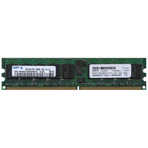 Samsung - M393T2950BZ0-CCC - 1GB DIMM Ddr2 PC2-3200R (400mhz) 1Rx4