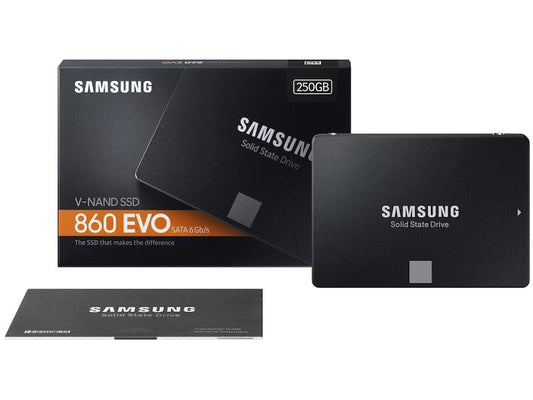 Samsung MZ-76E250B/AM 860 EVO 250GB SATA-6.0Gbps 2.5-Inch Solid State Drive