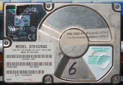 Seagate ST91420AG - 1GB 4.5K IDE 3.5" Hard Disk Drive (HDD)