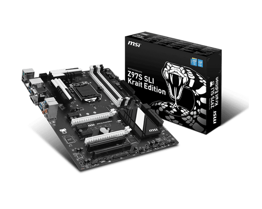 MSI Z97S SLI KRAIT EDITION LGA1150/ Intel Z97/ DDR3/ 2-Way CrossFireX & 2-Way SLI/ SATA3&USB3.0/ M.2&SATA Express/ A&GbE/ ATX Motherboard