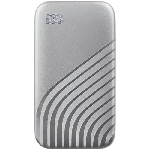 WD 1TB MY PASSPORT SSD PORTABLE EXTERNAL SOLID STATE DRIVE, SILVER