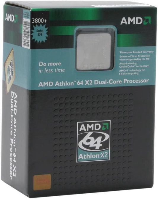 AMD Athlon 64 X2 3800+ Manchester Dual-Core 2.0GHz Socket 939 ADA3800BVBOX Processor