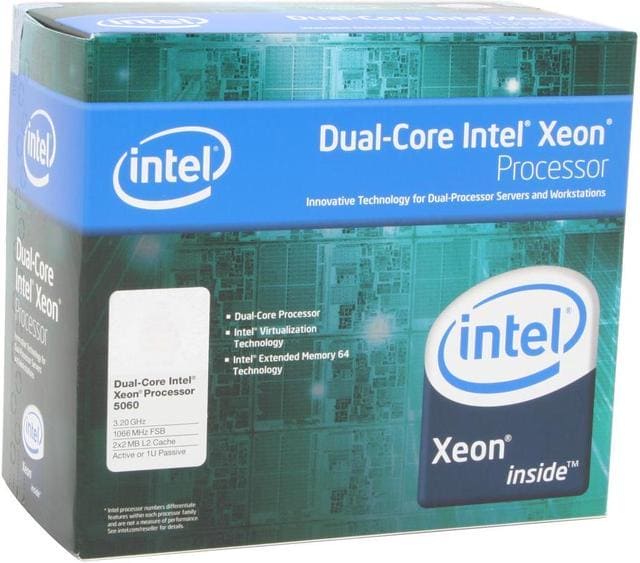 Intel BX805555060A - 3.20Ghz 1066Mhz 4MB Intel Xeon 5060 Dual-Core CPU Processor