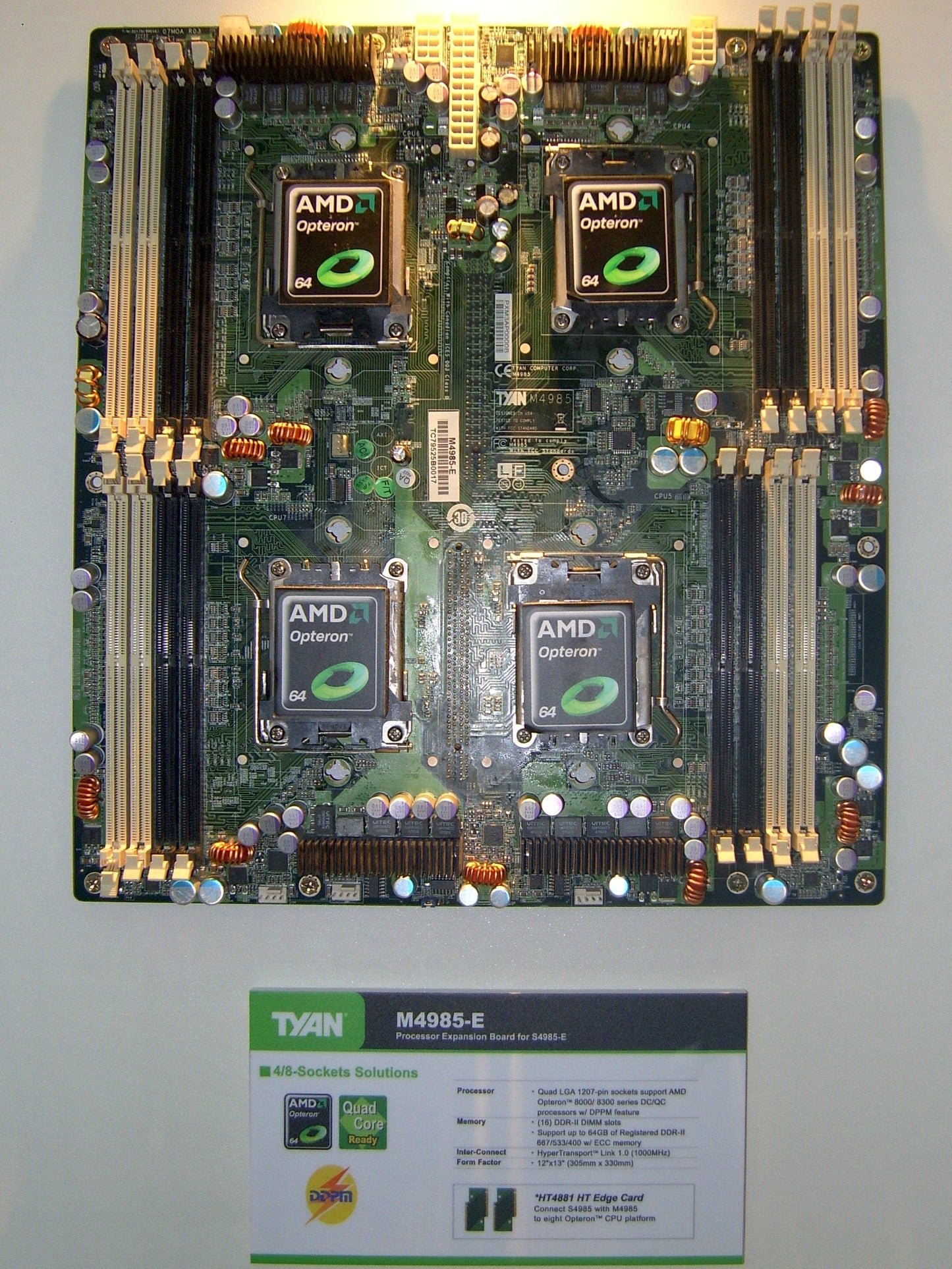 Tyan M4985 - Opteron 800 series Processor board