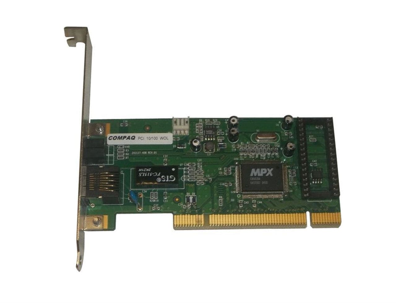 Compaq 243127-208 100/10 Base-T PCI RJ-45 Ethernet Card