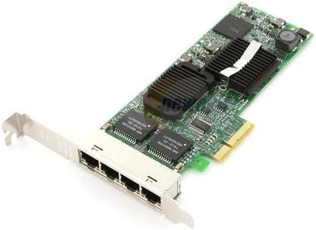 Dell HM9JY E1G44ETBLK Intel Quad-Port 1000Base-T PCI-Express 2.0 Low-Profile Network Server Adapter