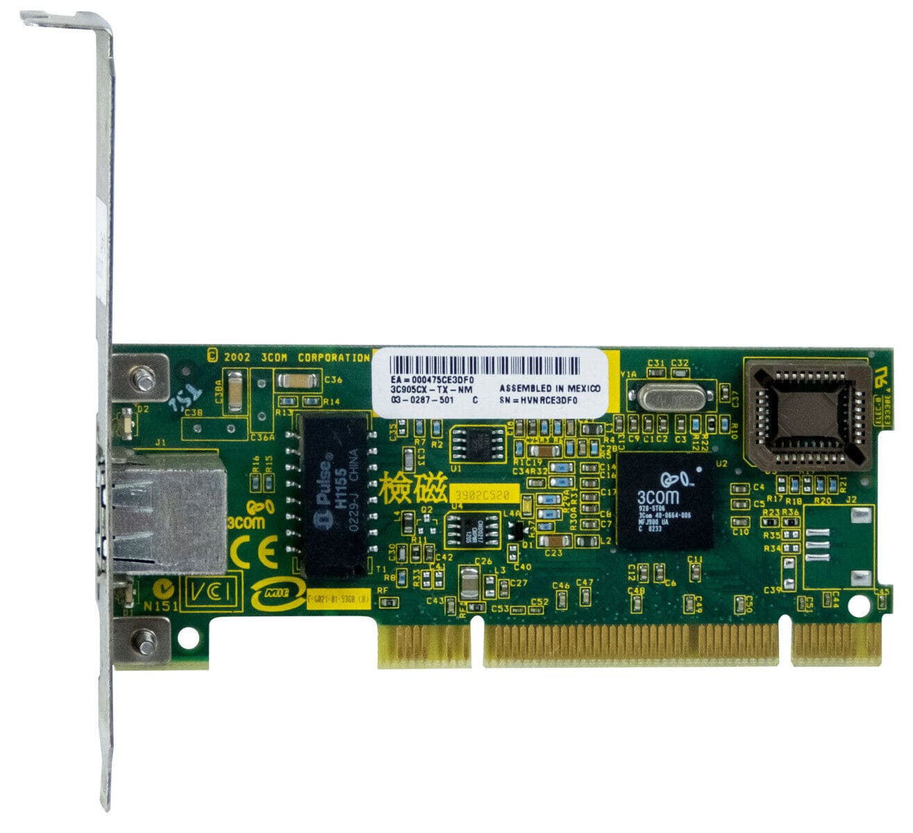 3COM 3C905CX-TX-NM 4KB 10/100 Ethernet PCI Network Interface Card