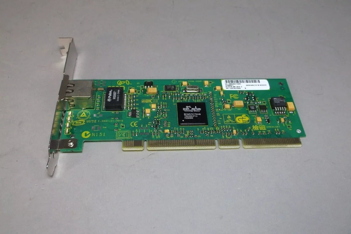 3COM 3C996B-T Gigabit NIC PCI-X 10/100/1000 Server Network Adapter