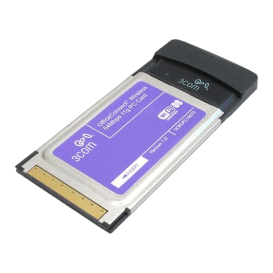 3COM 3CRGPC10075 54MBPS WIRELESS PC CARD