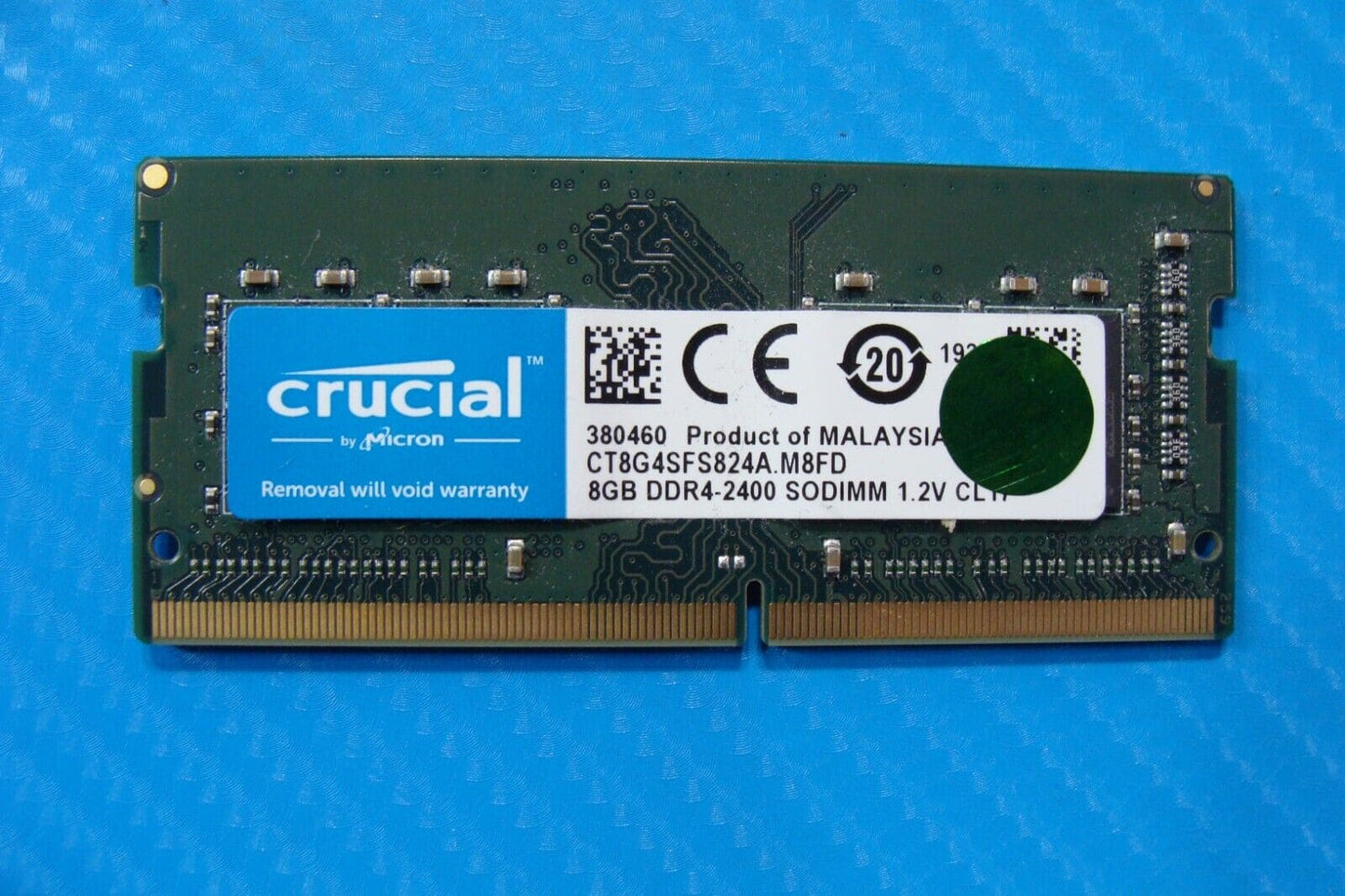 Crucial CT8G4SFS824A.M8FD 8GB DDR4-2400MHz Non ECC Memory Module