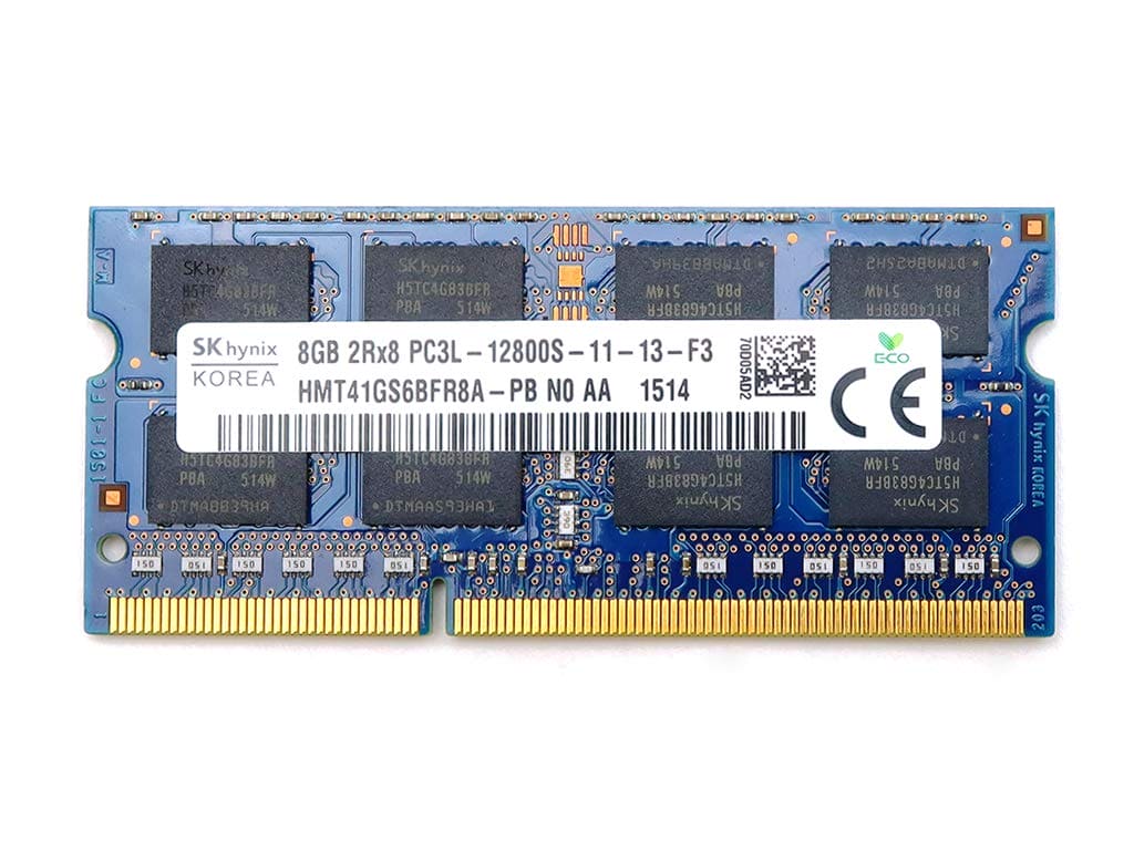 Hynix HMT41GS6BFR8A-PB PC3-12800 8GB DDR3L  Sodimm Laptop RAM Memory