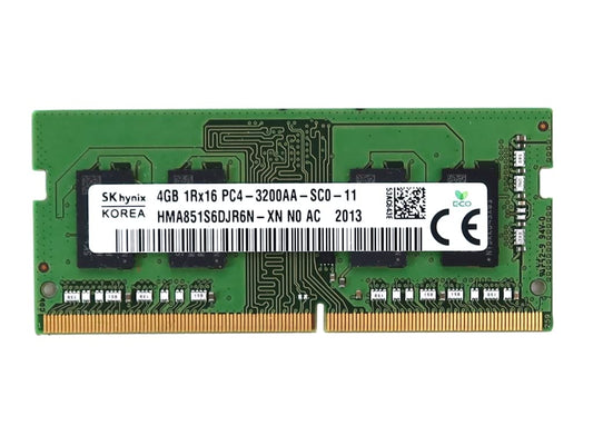 Hynix HMA851S6DJR6N-XN 4GB DDR4-3200MHz 260Pin SO-DIMM Memory Module