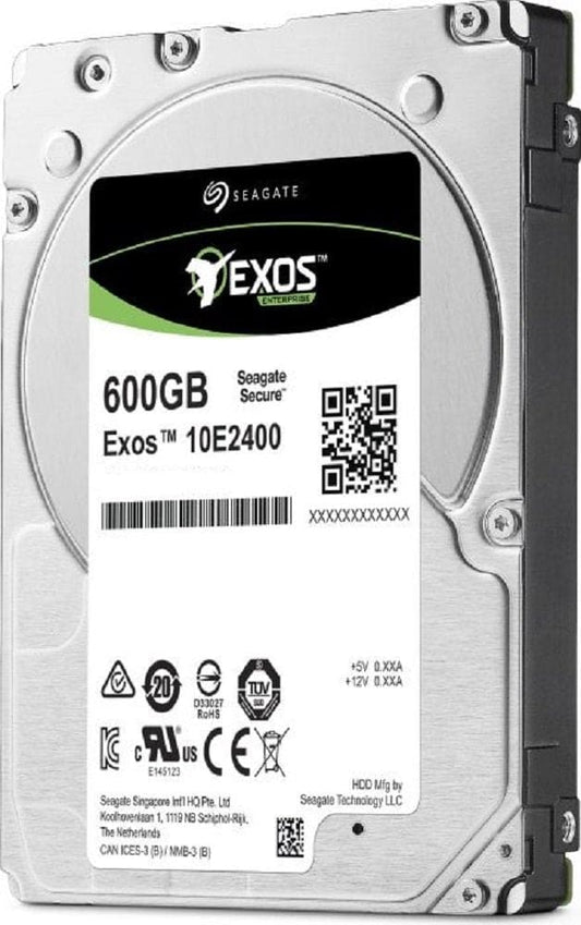 Seagate ST600MM0109 Exos 10E2400 600GB 10000RPM 12Gbps SAS 2.5-Inch Hard Drive