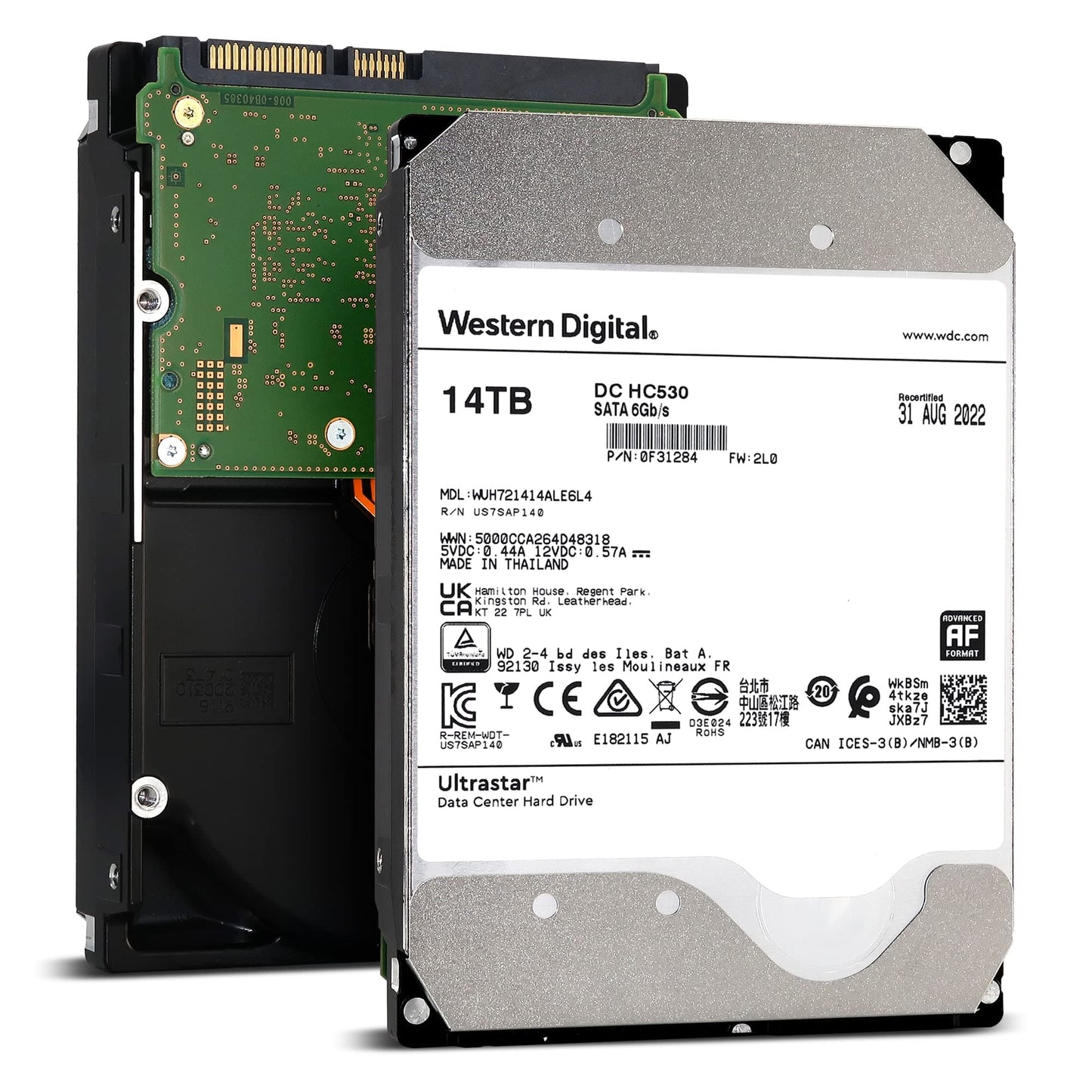 HGST 0F31284 DC HC530 14Tb SATA 6.0Gbps 3.5-inch Hard Drive