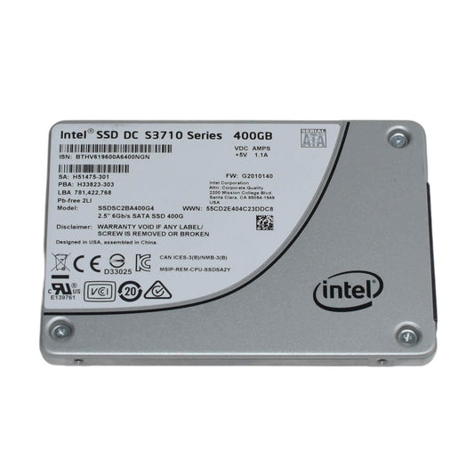 Intel SSDSC2BA400G401 DC-S3710 Series 400Gb Serial ATA-III 6.0Gbps 2.5-Inch MLC Internal Solid State Drive