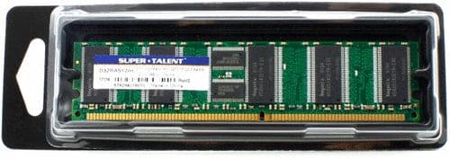 Super Talent D32RA512 DDR400 512MB/64X8 ECC/REG Memory