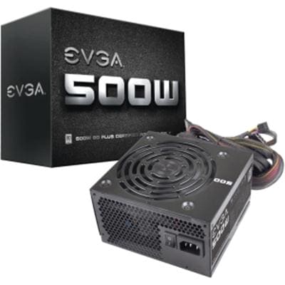 EVGA - 500W 80Plus PSU - 100-W1-0500-KR