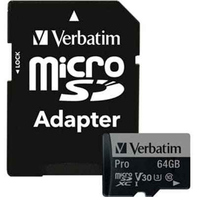 Verbatim - 64GB Pro 600X microSDXC Memory - 47042