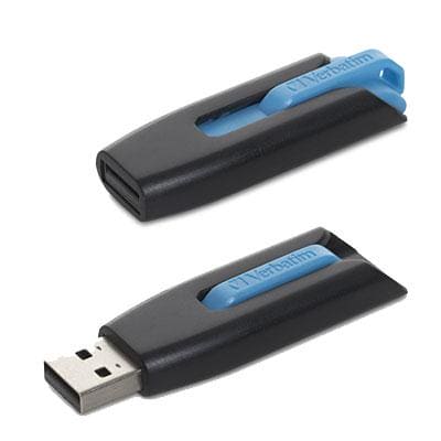 Verbatim - 16GB USB 3 V3 Drive Blue - 49176