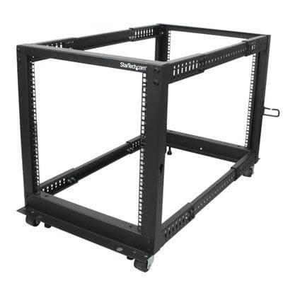 Startech Canada - 12U Adj Depth 4 Post Rack - 4POSTRACK12U