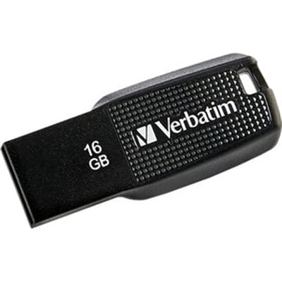 Verbatim - 16GB Ergo USB Flash Drive Blk - 70875