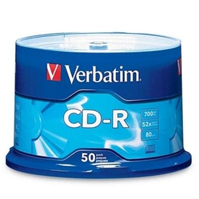 Verbatim - CD-R 700MB 52X 50pk Spin - 94691