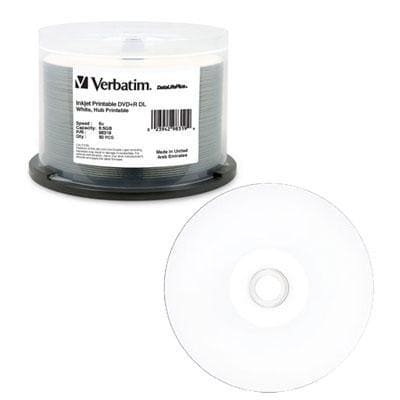 Verbatim - DVD+R DL 8.5GB 8X Hub 50pk - 98319