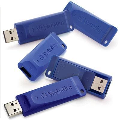 Verbatim - 8GB USB Flash Drive 5 Pk Blue - 99121