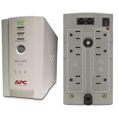 APC by Schneider Electric - 500VA 300W UPS - BK500