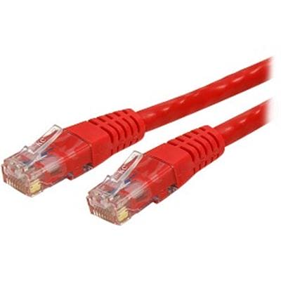 Startech Canada - 10 ft Cat 6 Red Molded RJ45 - C6PATCH10RD