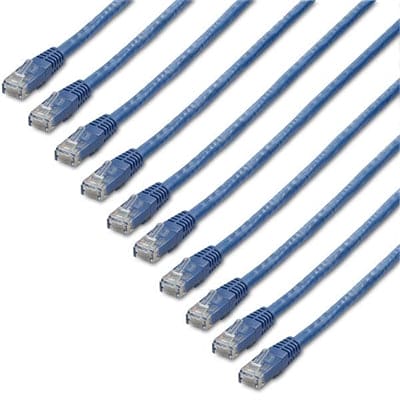 Startech Canada - 6 ft. CAT6 Cable Pack - Blue - C6PATCH6BL10PK