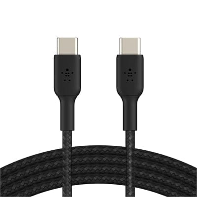 Belkin - CHARGE Braided USB C USB C Cbl - CAB004bt1MBK