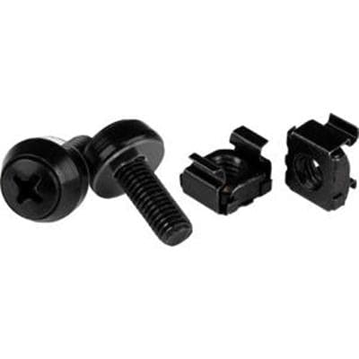 Startech Canada - 50 Pkg M6 Screws and Cage Nuts - CABSCREWM6B