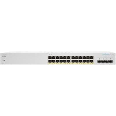 Cisco Canada - CBS220 Smart 24-port GE, Full PoE, 4x1G SFP - CBS220-24FP-4G-NA