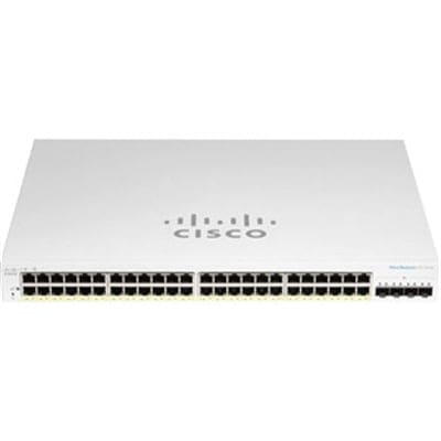 Cisco Canada - CBS220 Smart 48-port GE, PoE, 4x1G SFP - CBS220-48P-4G-NA