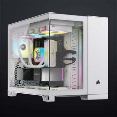 Corsair Components - CORSAIR 2500X Micro ATX White - CC-9011266-WW