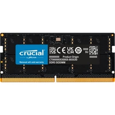 Micron Consumer Product Group - 32GB DDR5-4800 SODIMM CL40 - CT32G48C40S5