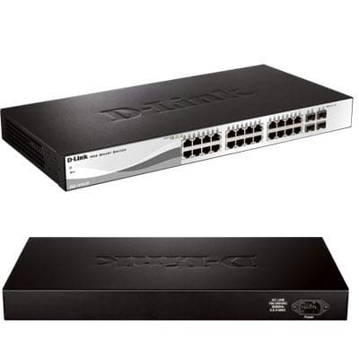 D-Link Canada - WebSmart 24Port Gigabit Switch - DGS-1210-28