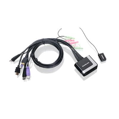 IOGear - 2 port HD KVM Switch - GCS62HU