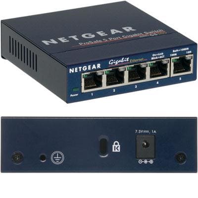 NETGEAR - Switch 5-Port 10/100/1000MBPS - GS105NA