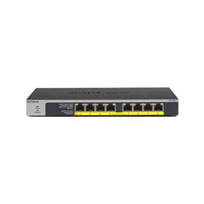 NETGEAR - 8-Prt Gibt Ethrnt PoE Plu Swtc - GS108LP-100NAS