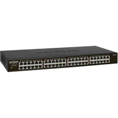 NETGEAR - 48 Port Ethrnt Rackmount Swtch - GS348-100NAS