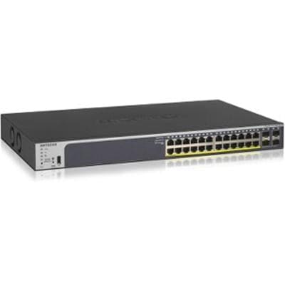 NETGEAR - 24P Gigabit PoE Smart Swt 190W - GS728TP-200NAS