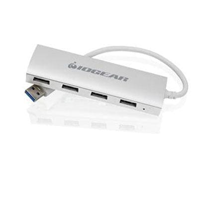 IOGear - Aluminum USB 3.0 4 Port Hub - GUH304