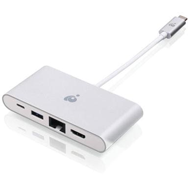 IOGear - USBC 4K HDMI GbE USB A Hub wPD - GUH3C3PD