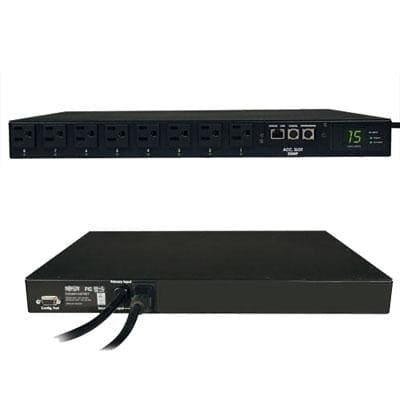 Tripp Lite - PDU8 NEMA 5-15R 15A & Web Card - PDUMH15ATNET