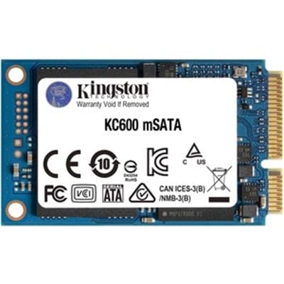 Kingston Digital - 512G SSD KC600 SATA3 mSATA - SKC600MS/512G