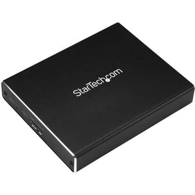 Startech Canada - Dual M.2 Enclosure SATA - SM22BU31C3R